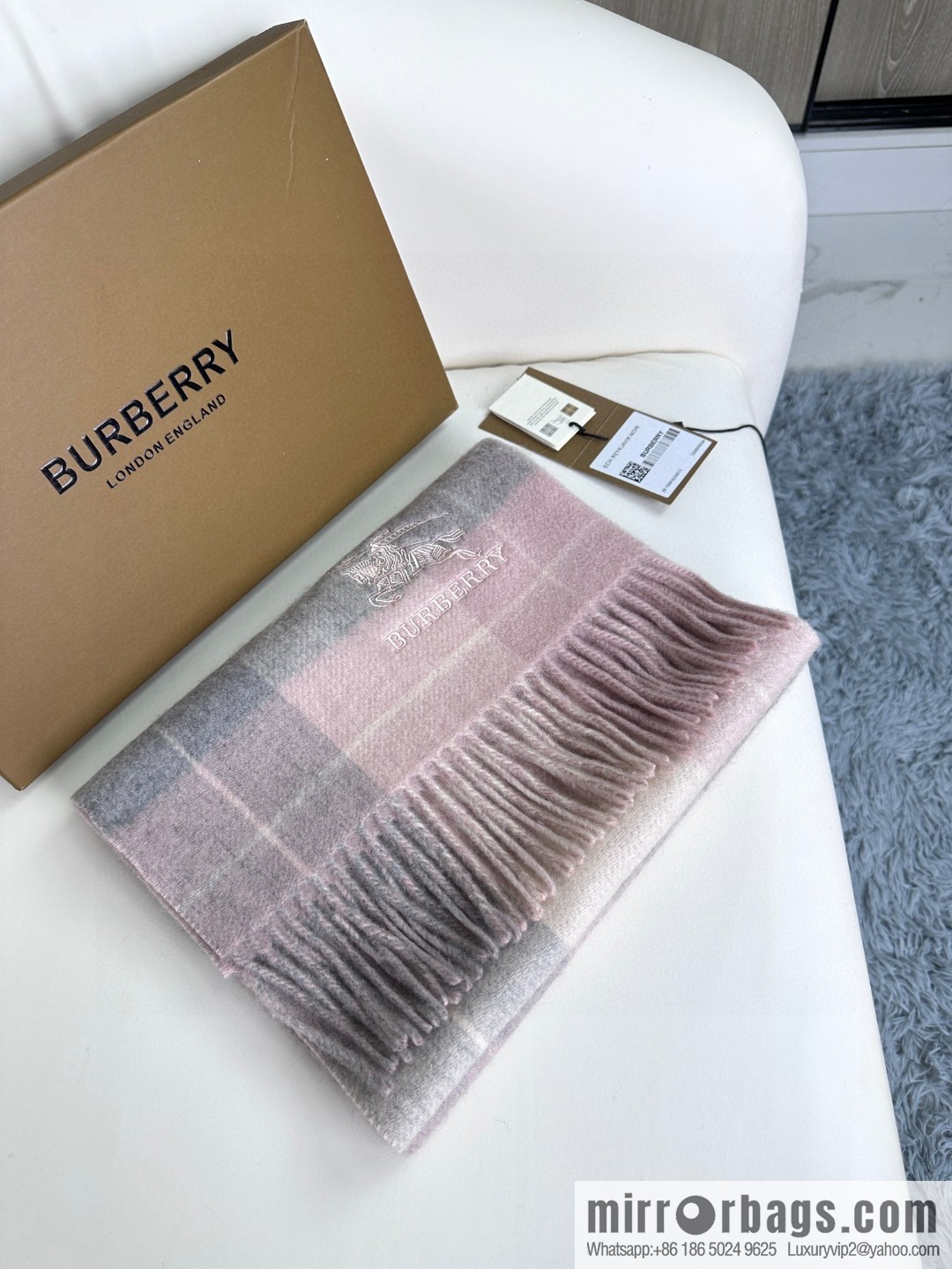 2023 burberry counter grade classic cashmere plaid scarf