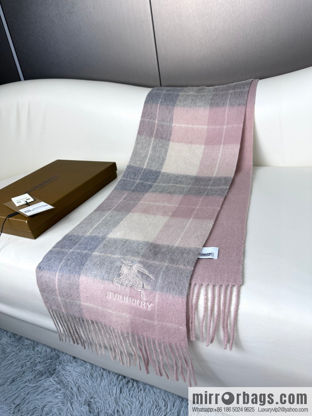 2023 burberry counter grade classic cashmere plaid scarf
