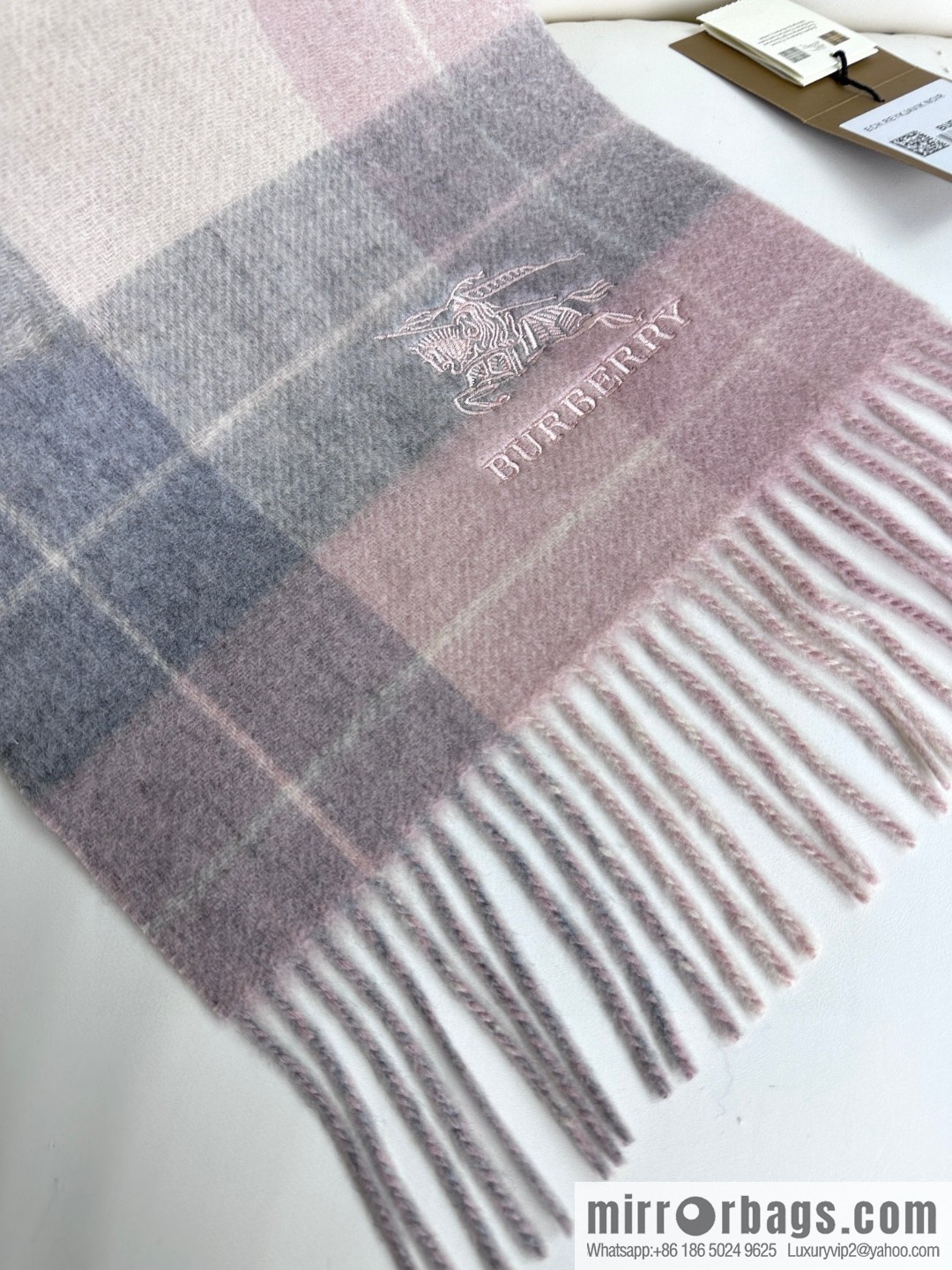 2023 burberry counter grade classic cashmere plaid scarf