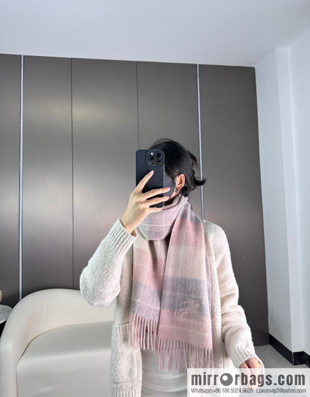 2023 burberry counter grade classic cashmere plaid scarf