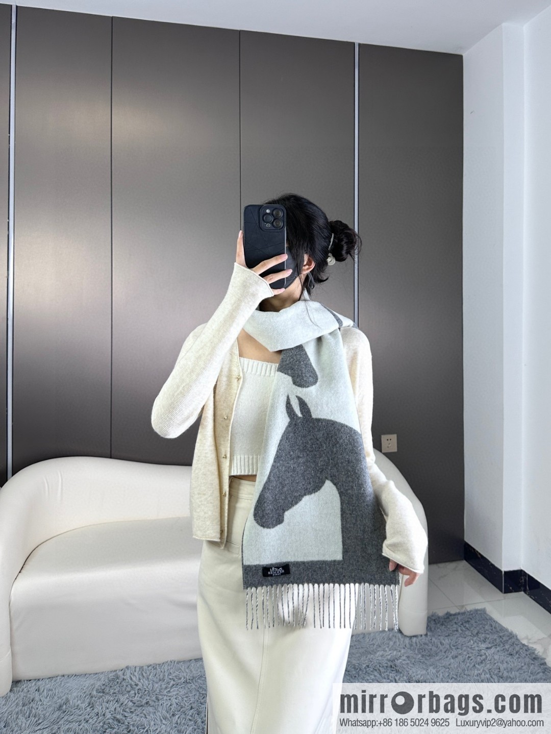Hermes 2023 explosive cashmere scarf