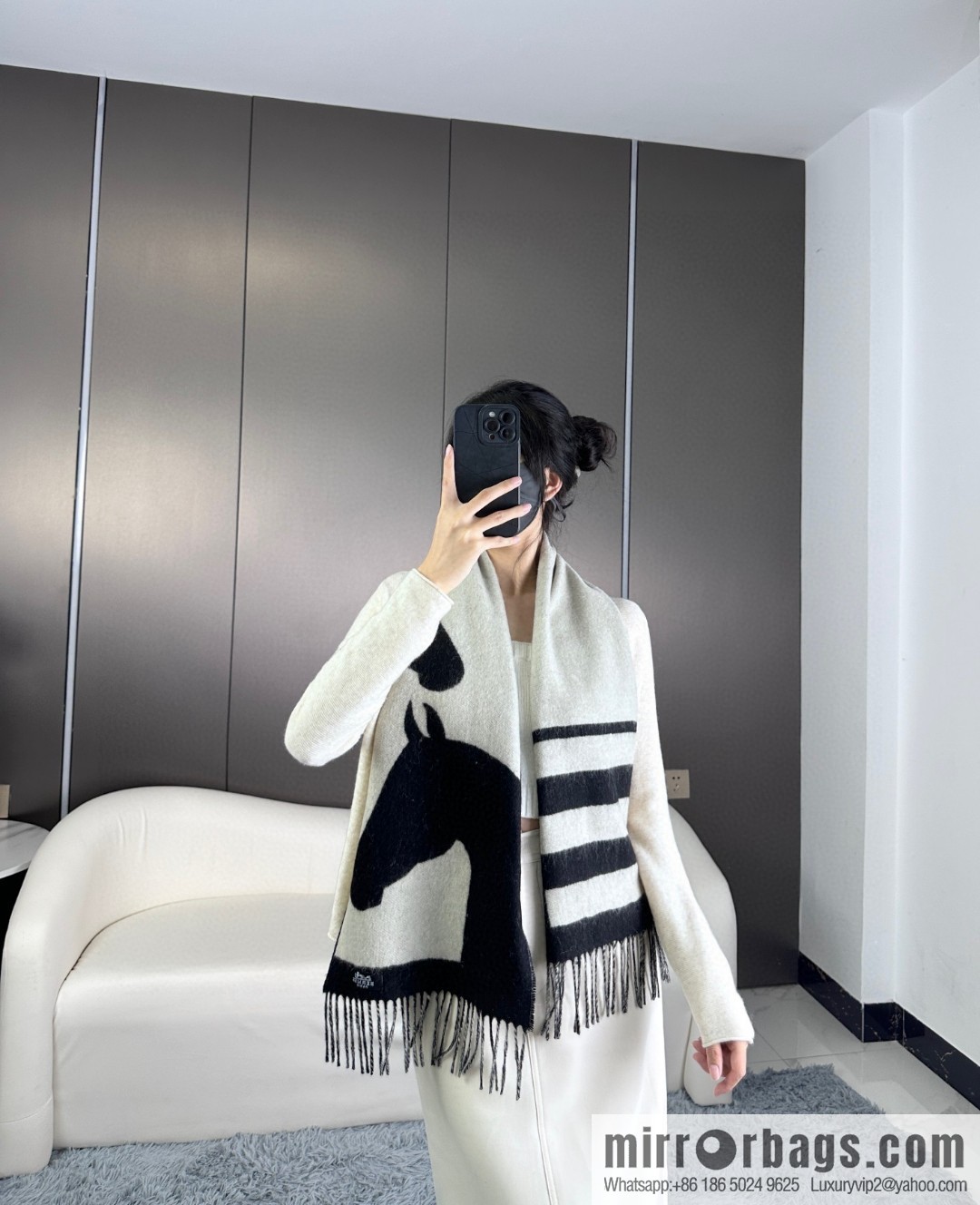 Hermes 2023 explosive cashmere scarf