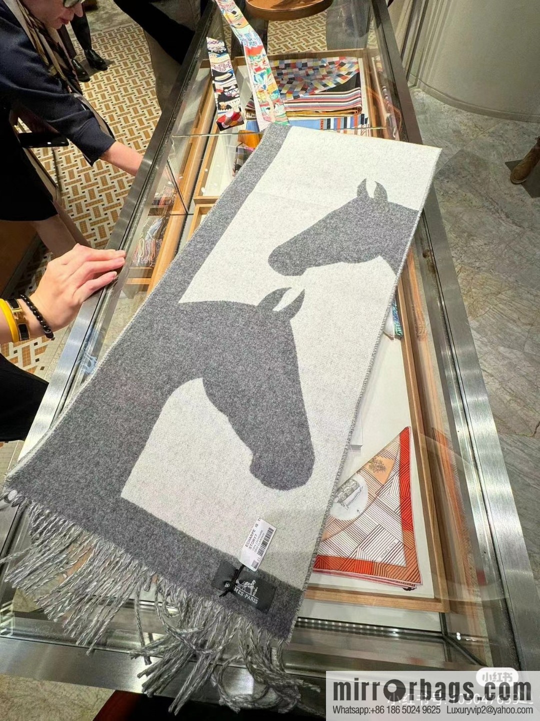Hermes 2023 explosive cashmere scarf