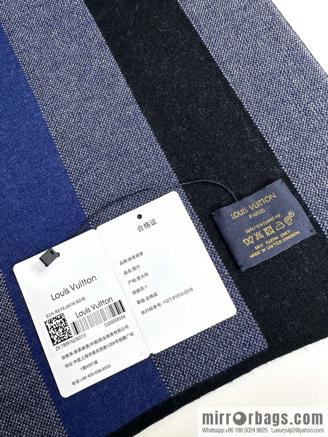 LV 2023 Classic Plaid Jacquard, High-end Men's Scarf