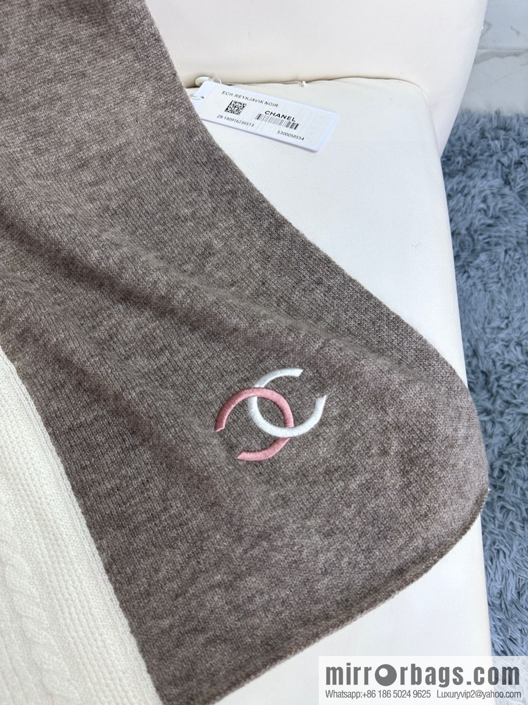 CHANEL counter new cashmere scarf