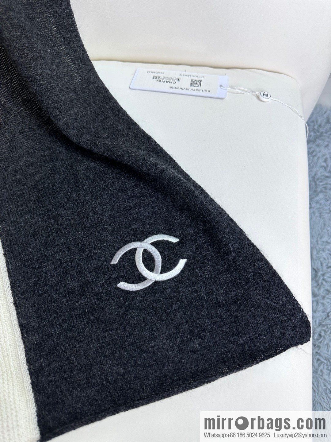 CHANEL counter new cashmere scarf