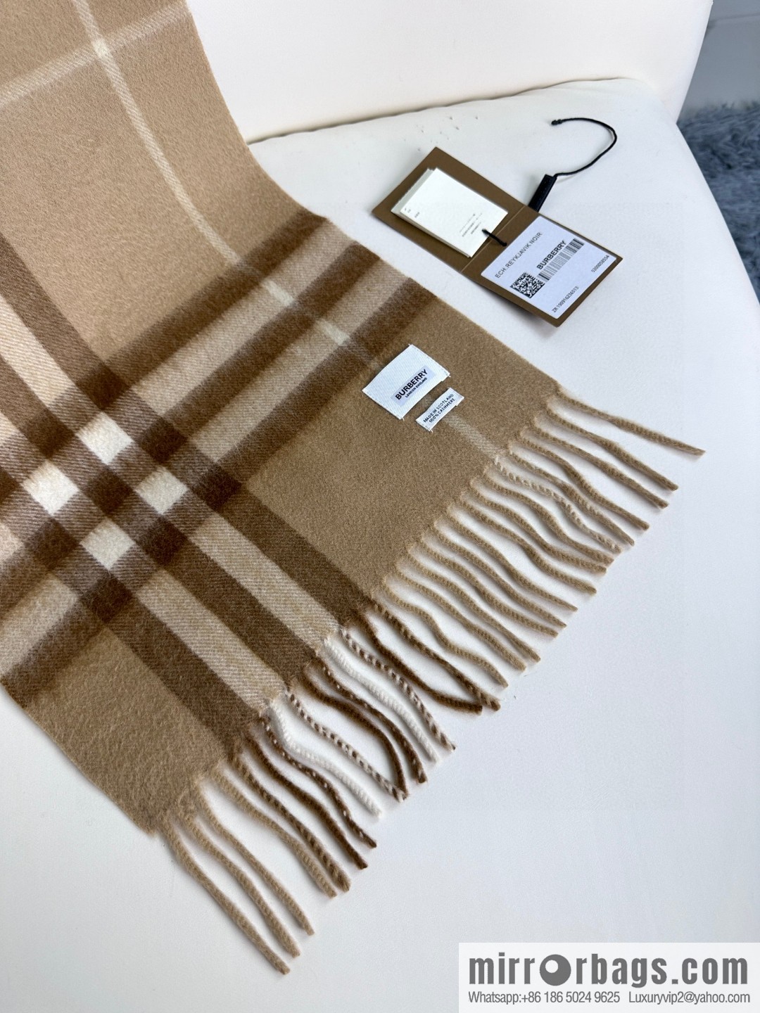 Burberry Burberry 2023 ace word-of-mouth burberry deep water ripple classic cashmere plaid scarf