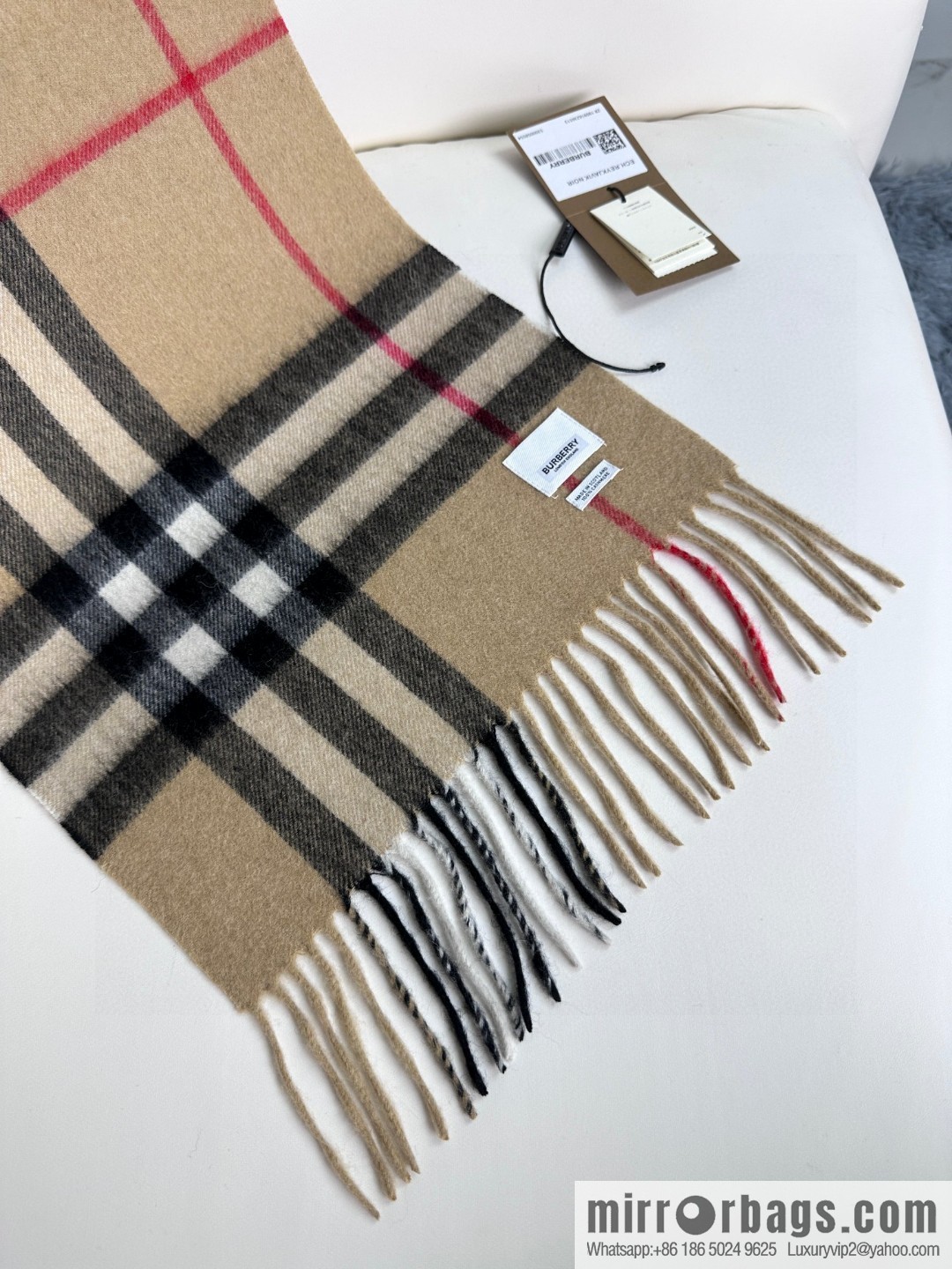 Burberry Burberry 2023 ace word-of-mouth burberry deep water ripple classic cashmere plaid scarf