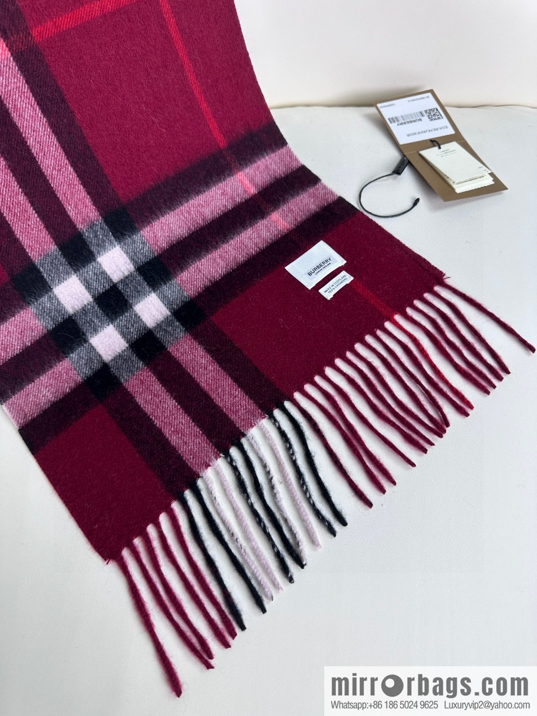 Burberry Burberry 2023 ace word-of-mouth burberry deep water ripple classic cashmere plaid scarf