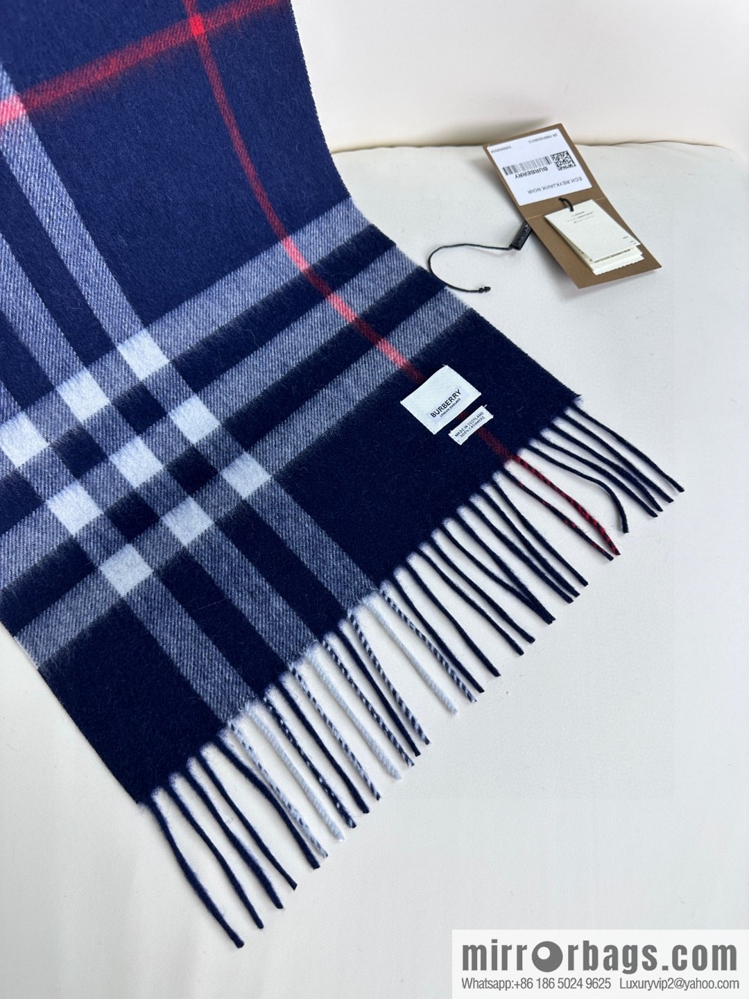 Burberry Burberry 2023 ace word-of-mouth burberry deep water ripple classic cashmere plaid scarf