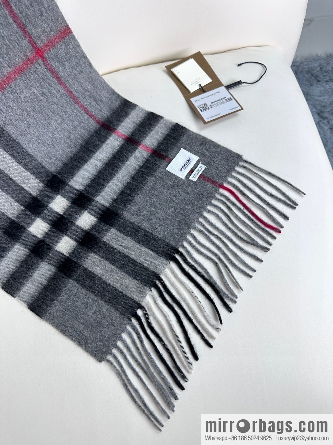 Burberry Burberry 2023 ace word-of-mouth burberry deep water ripple classic cashmere plaid scarf