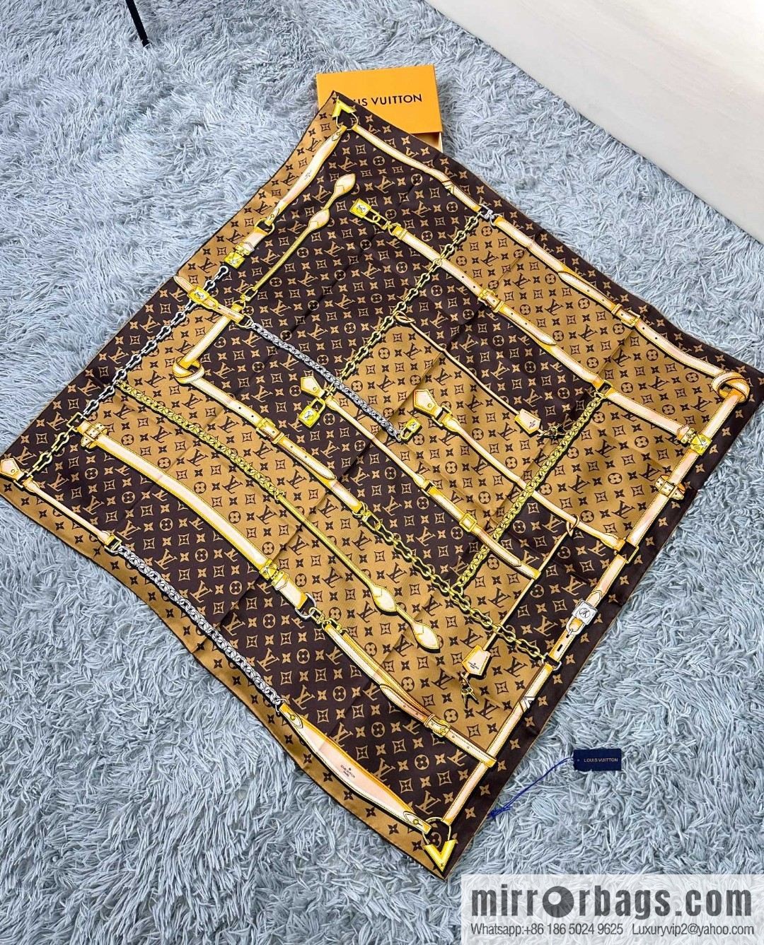 LV belt square towel M78666