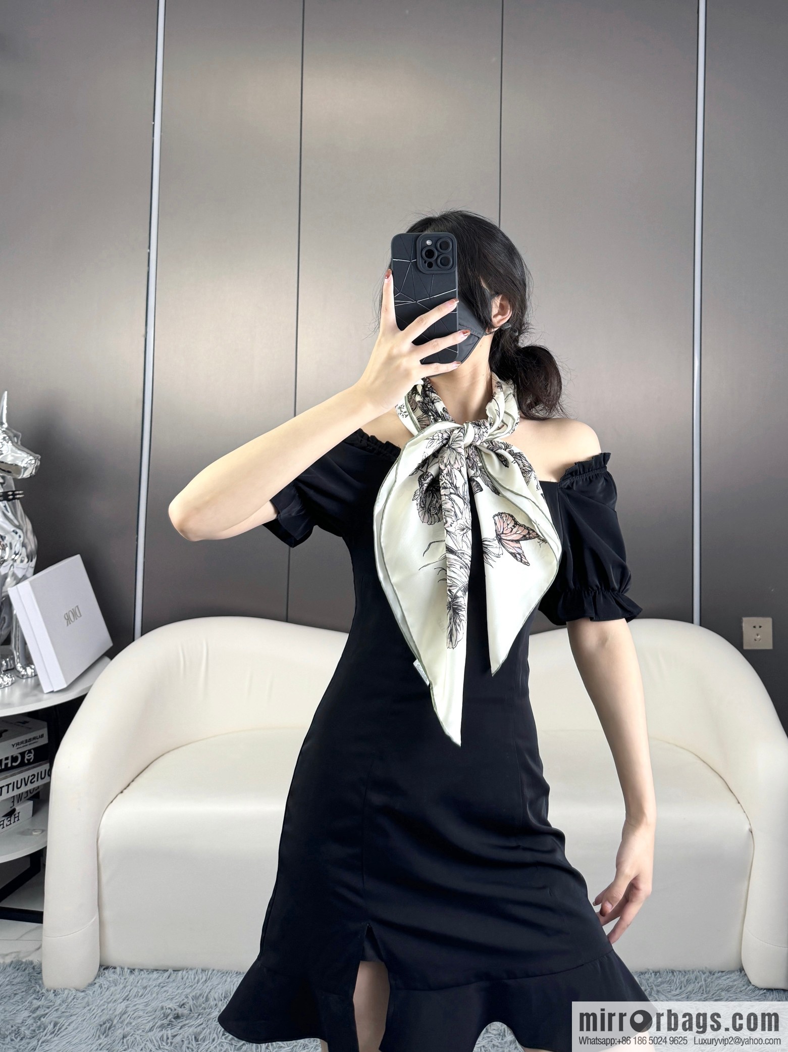 DIOR Around the World · Butterfly, Silk Scarf