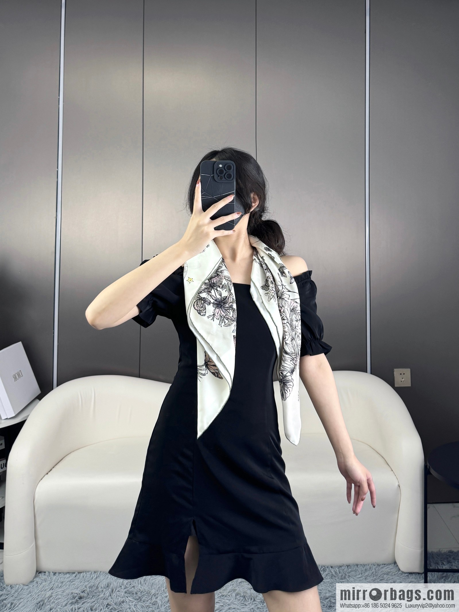 DIOR Around the World · Butterfly, Silk Scarf