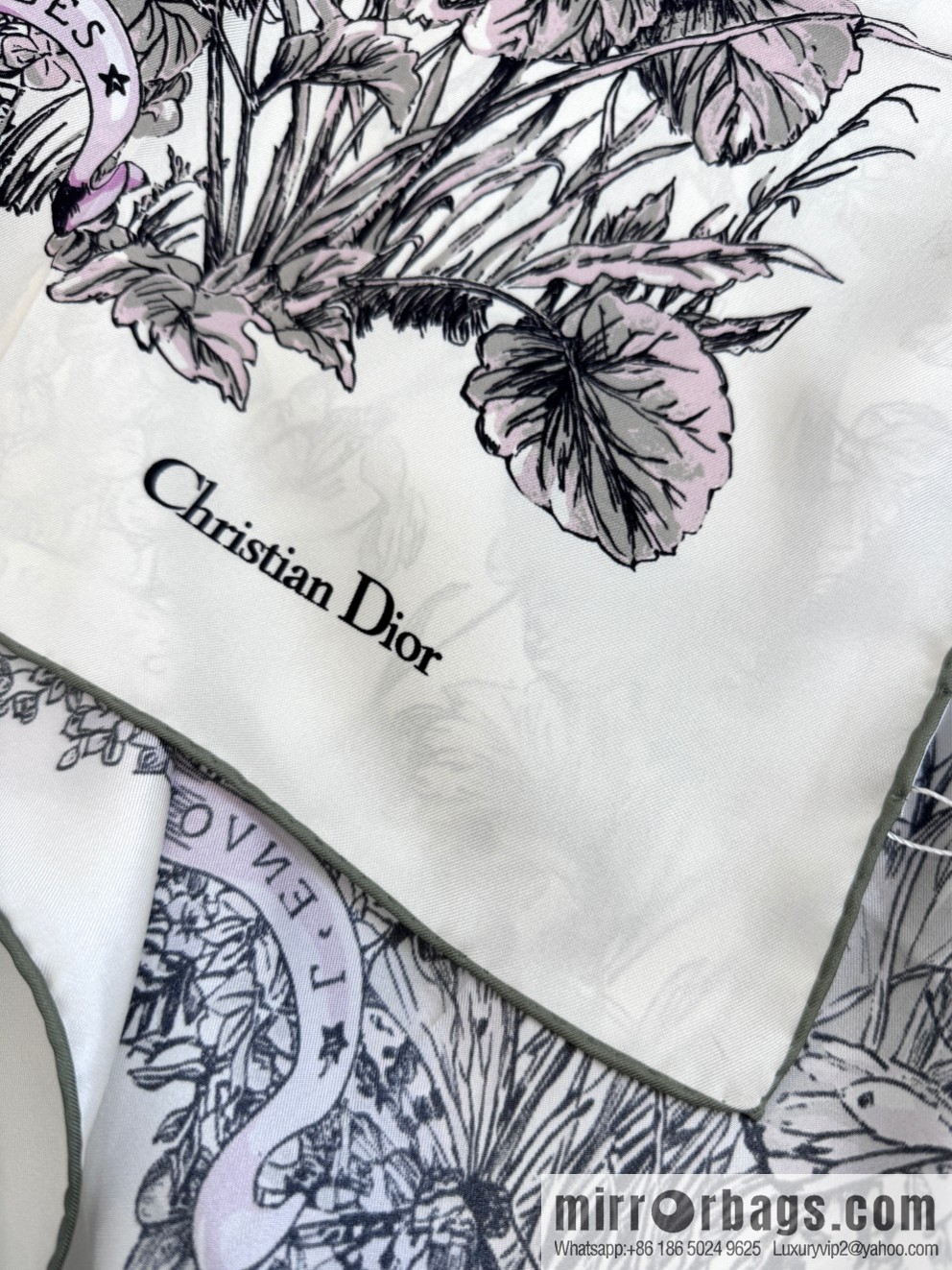 DIOR Around the World · Butterfly, Silk Scarf