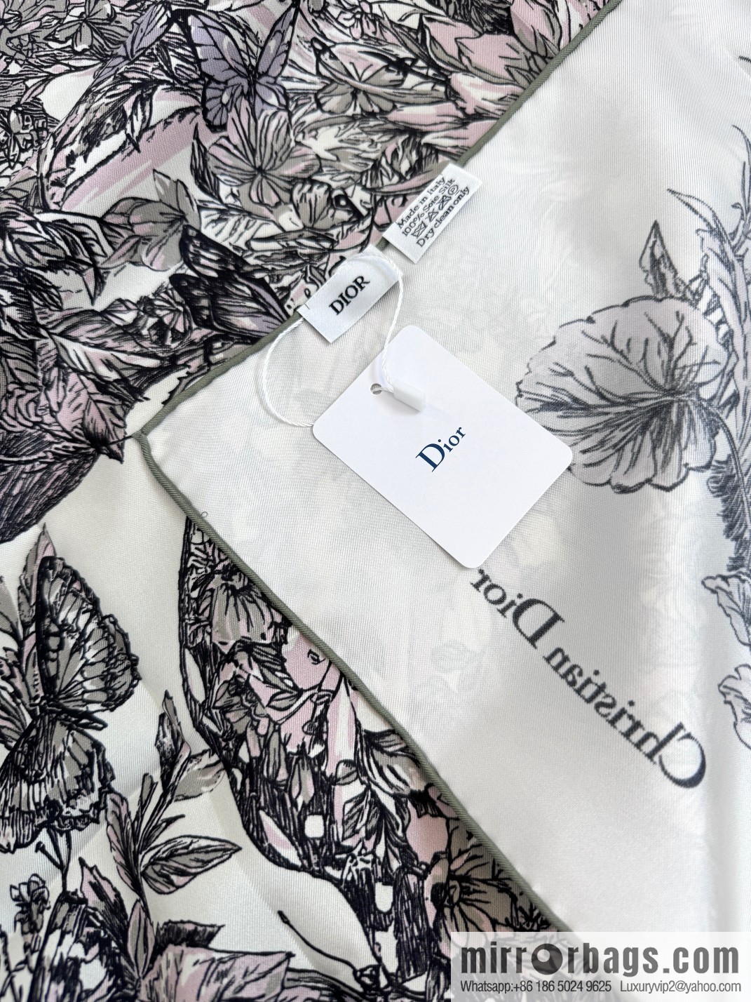 DIOR Around the World · Butterfly, Silk Scarf