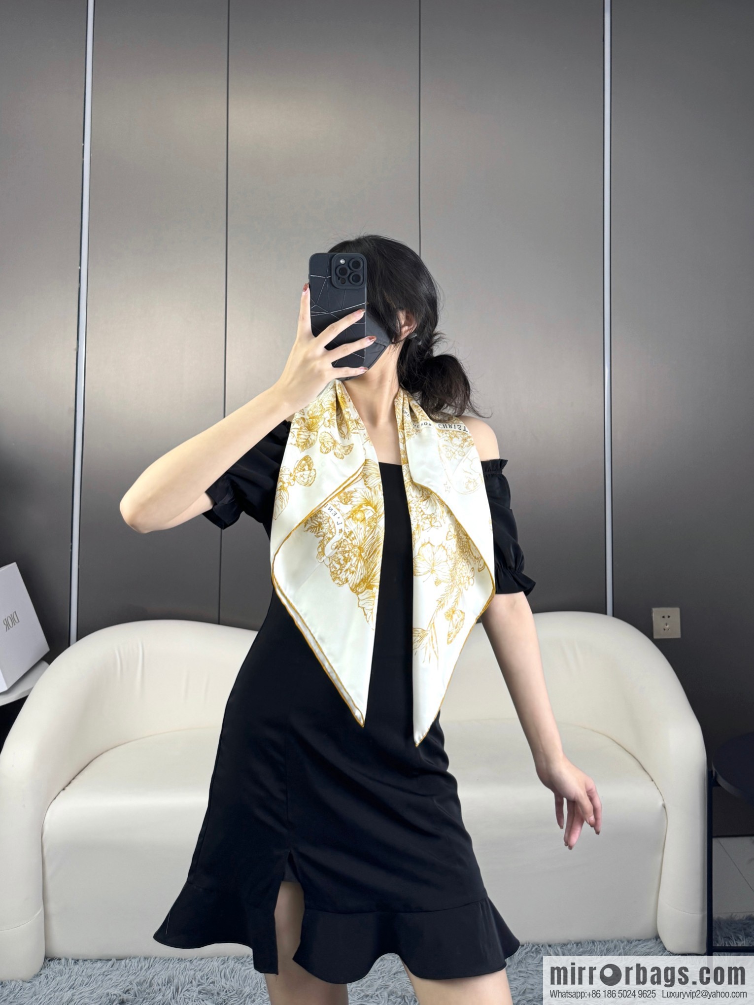 DIOR Around the World · Butterfly, Silk Scarf