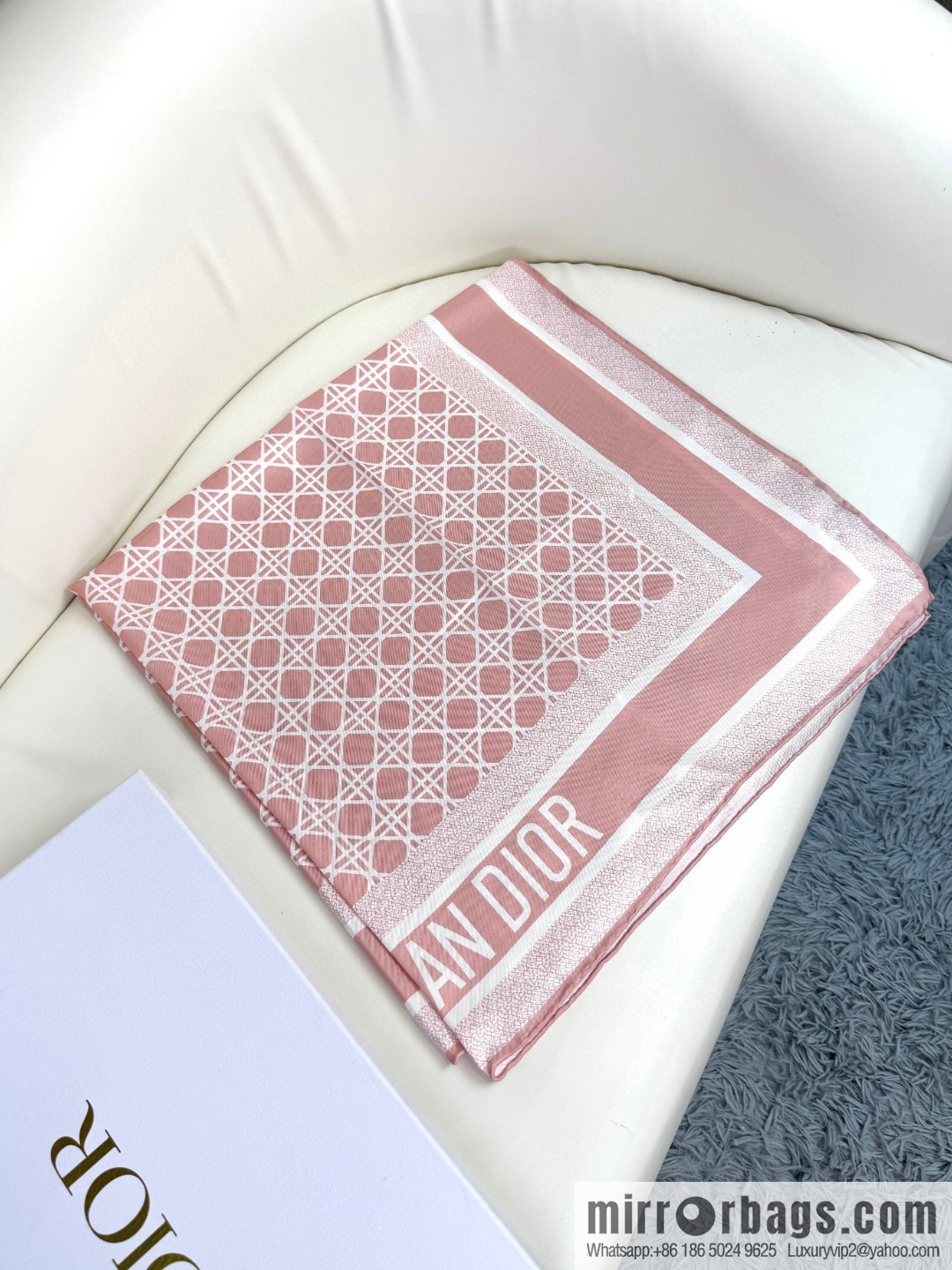 Dior silk scarf
