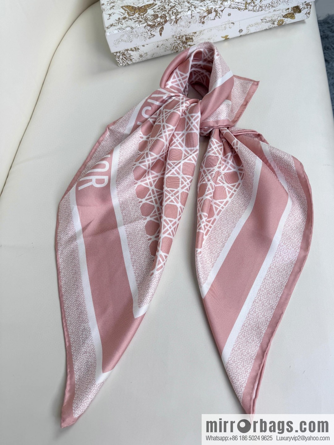 Dior silk scarf