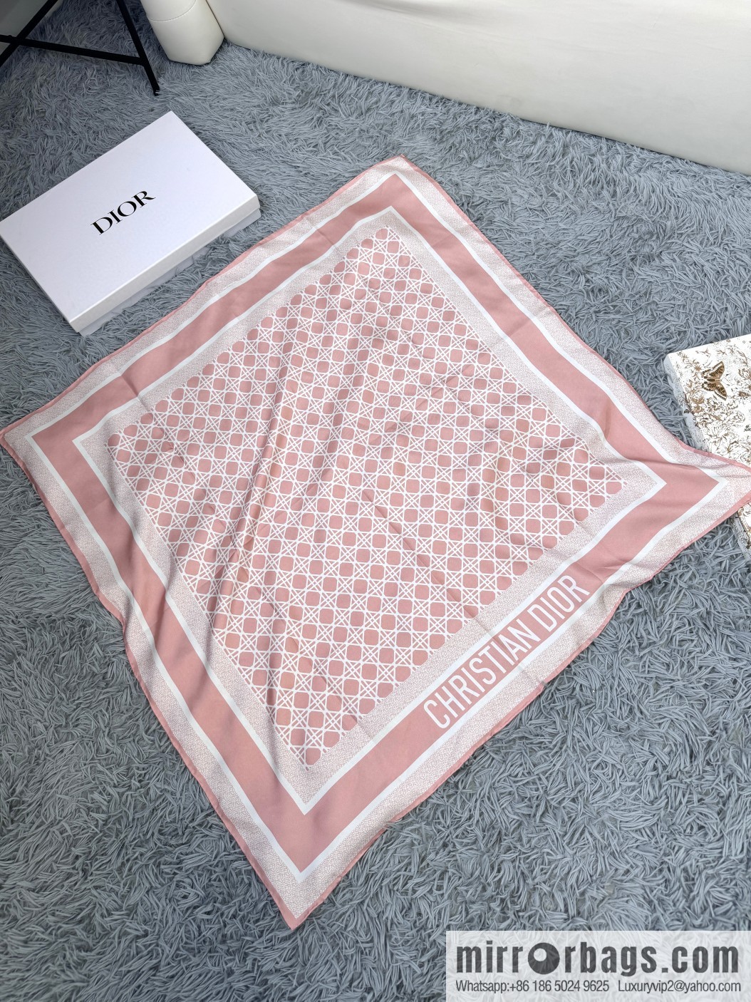 Dior silk scarf