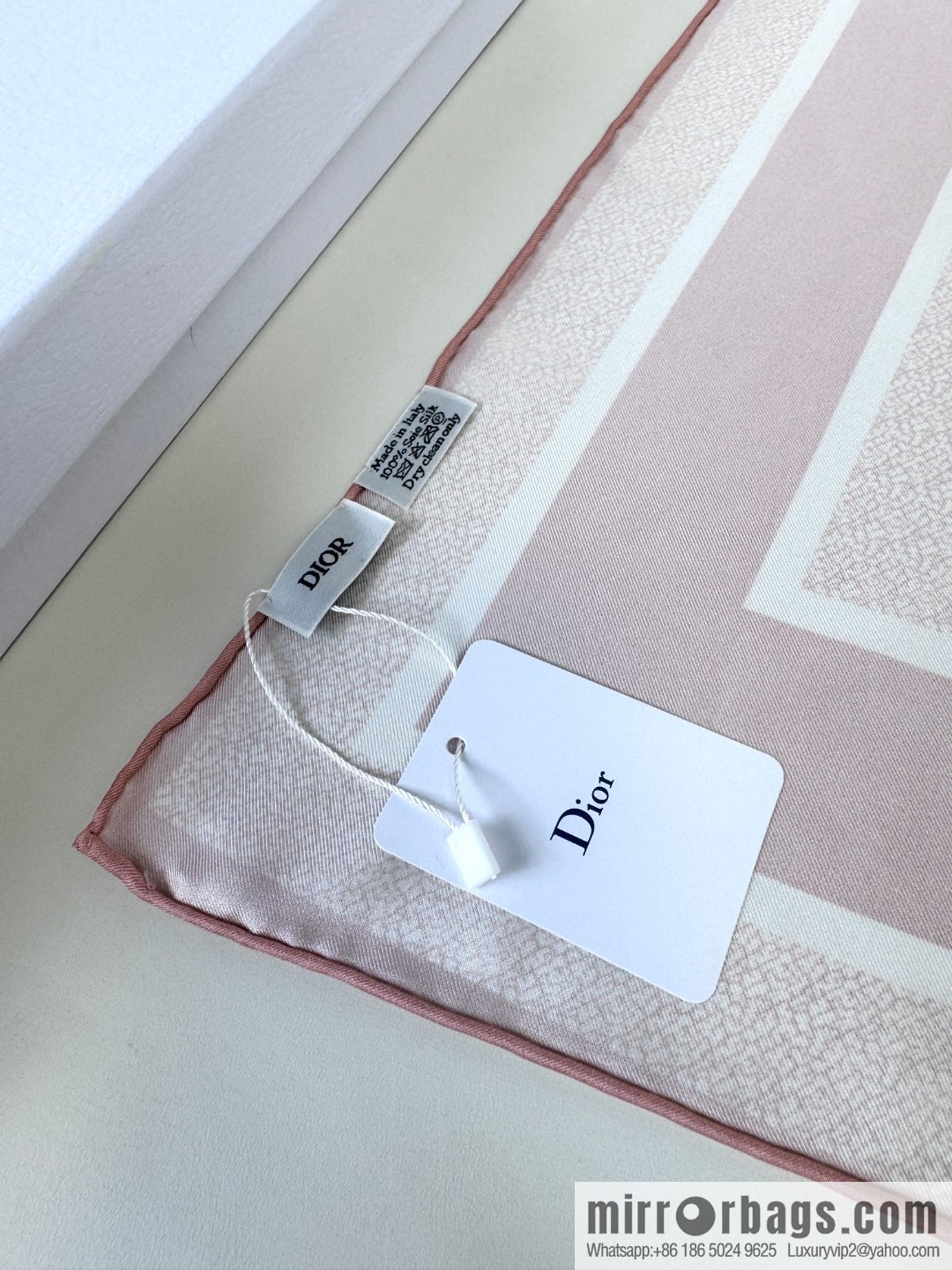 Dior silk scarf