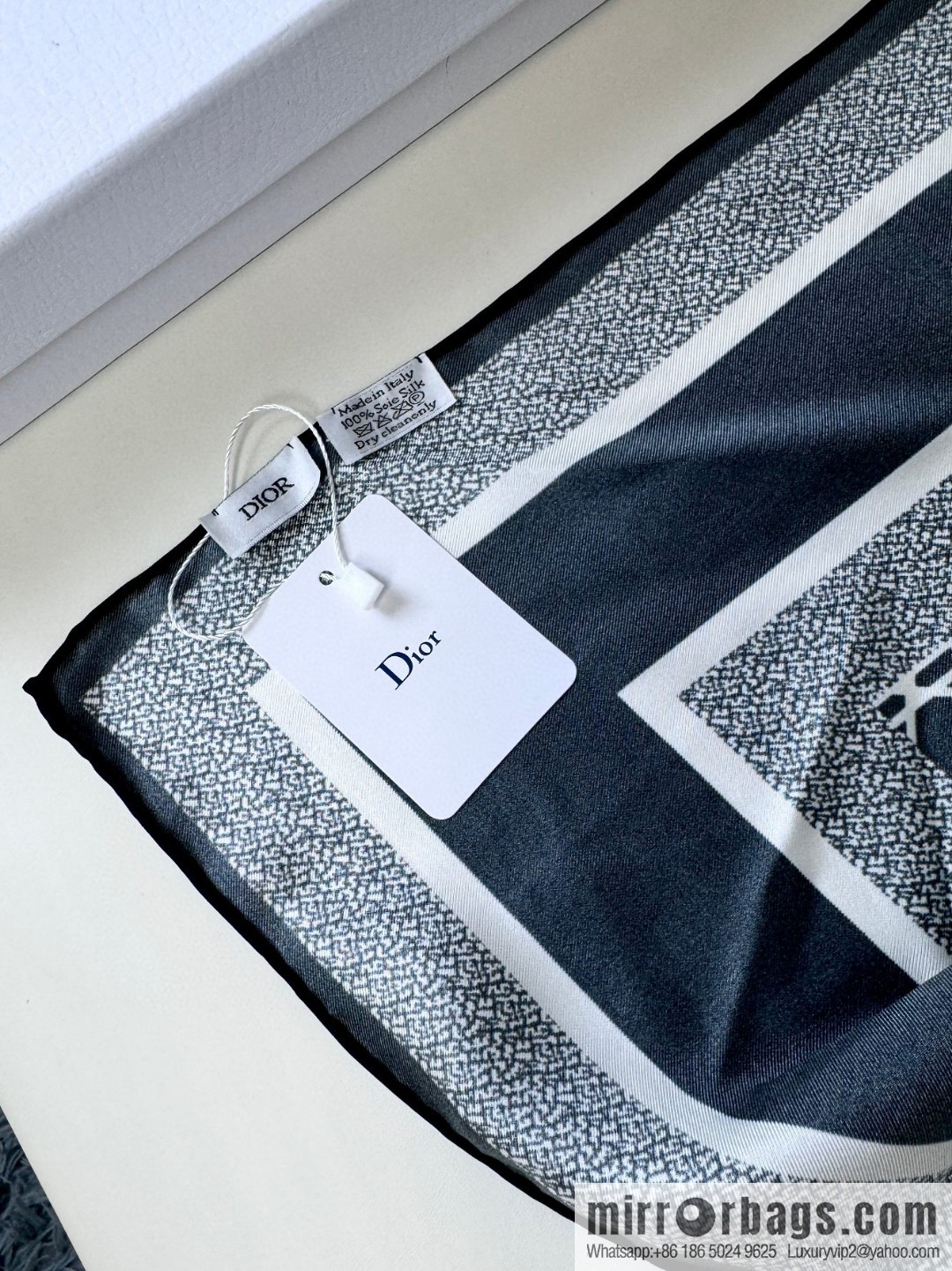 Dior silk scarf