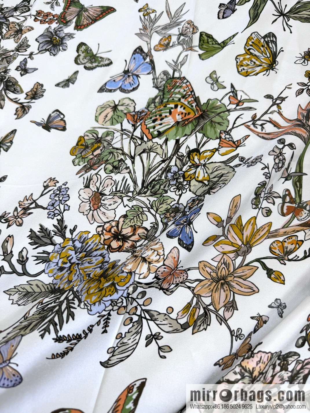 DIOR mexican flowers, silk scarves