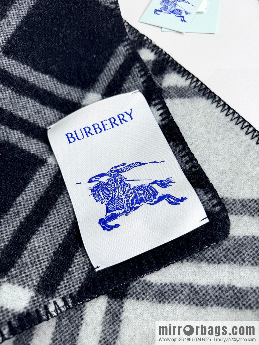 The latest Burberry cashmere wool-blend scarf for 2024