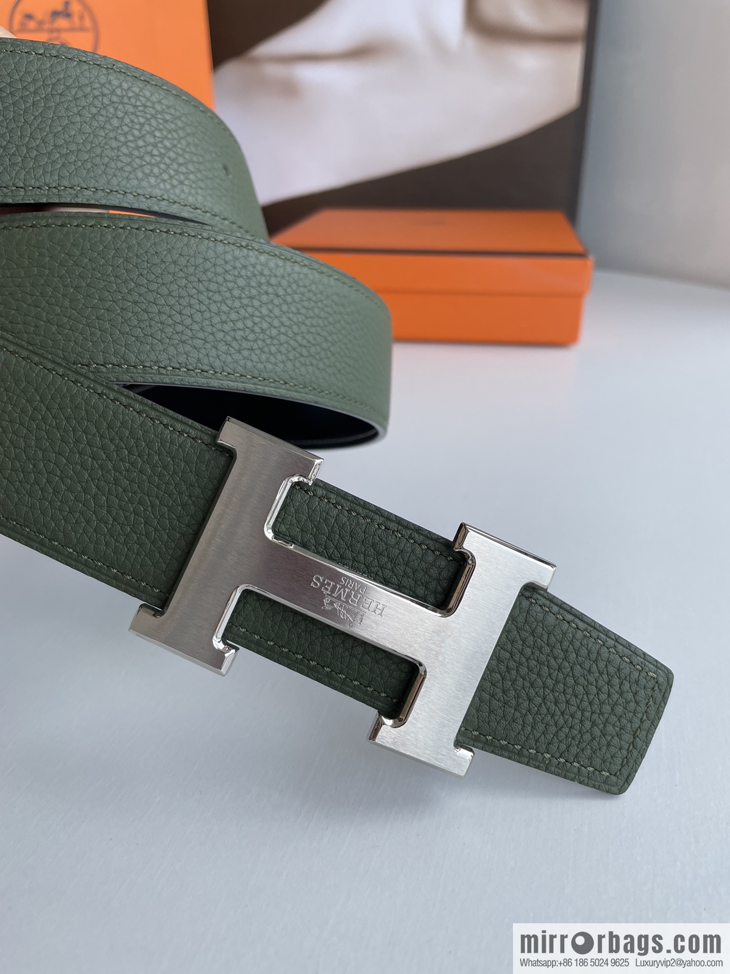 Hermes 2021 New Element Elegant Men's 3.8cm Belt