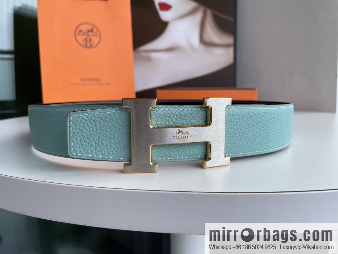 Hermes 2021 New Element Elegant Men's 3.8cm Belt