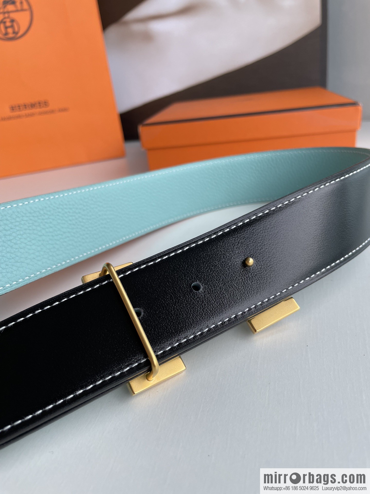 Hermes 2021 New Element Elegant Men's 3.8cm Belt