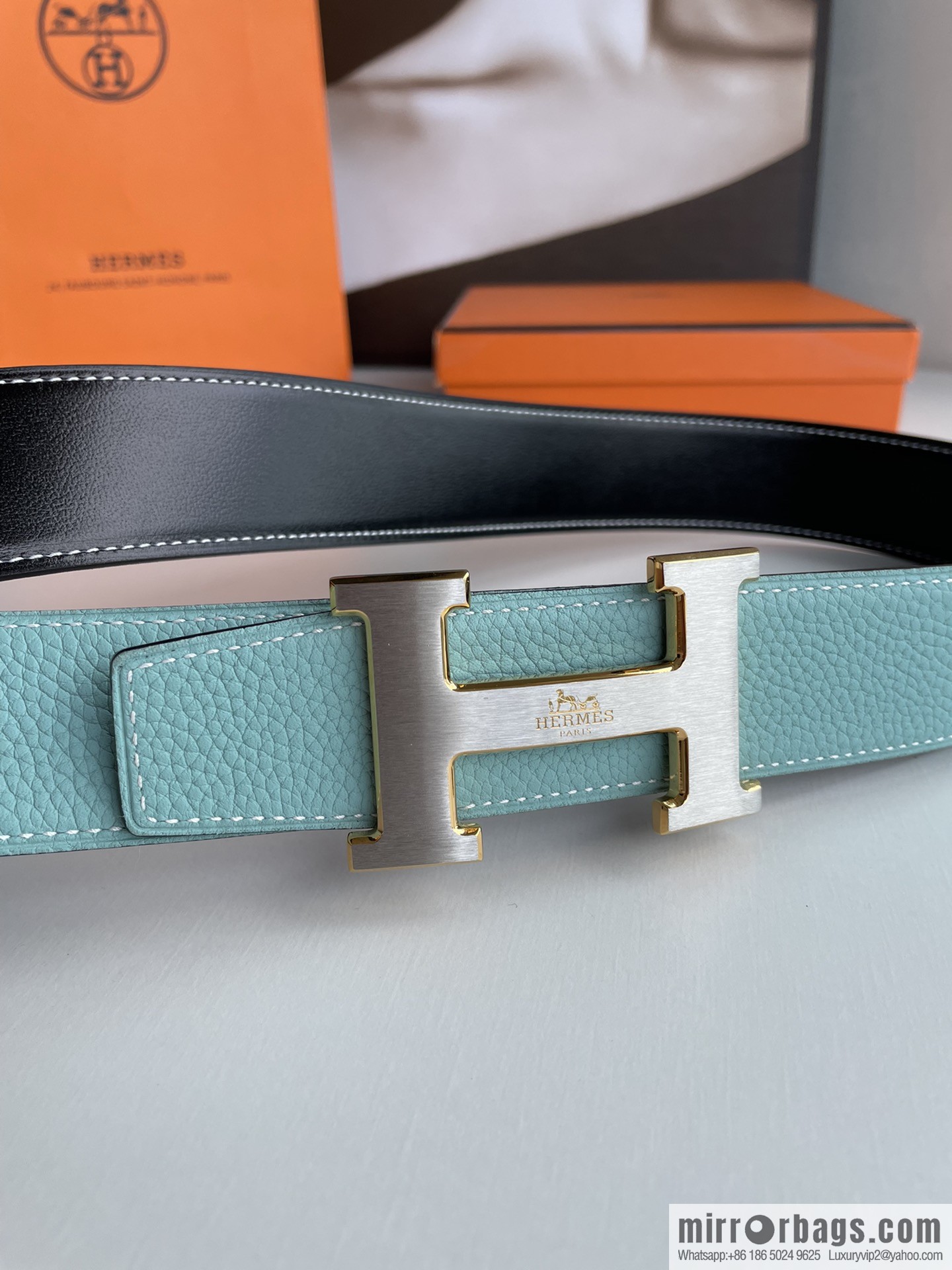 Hermes 2021 New Element Elegant Men's 3.8cm Belt