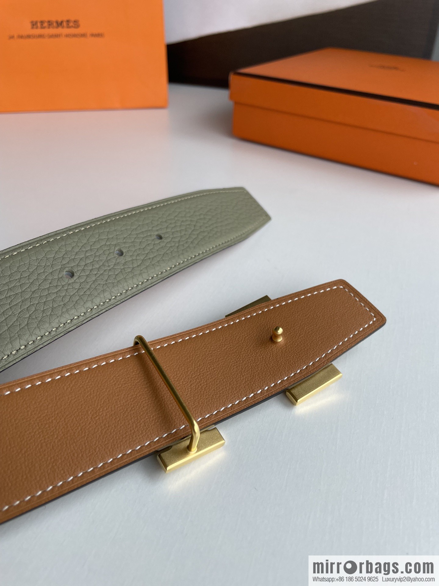 Hermes 2021 New Element Elegant Men's 3.8cm Belt
