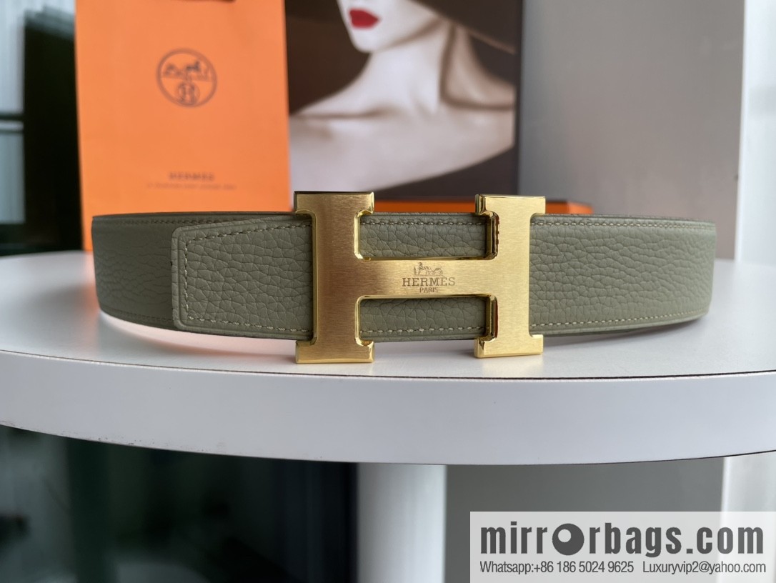 Hermes 2021 New Element Elegant Men's 3.8cm Belt