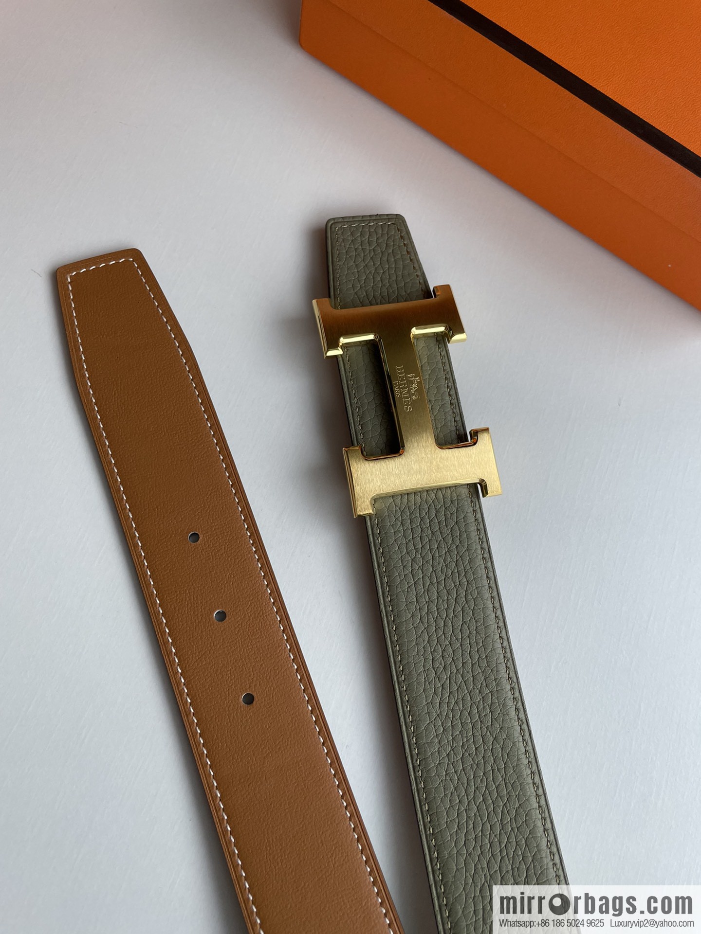 Hermes 2021 New Element Elegant Men's 3.8cm Belt