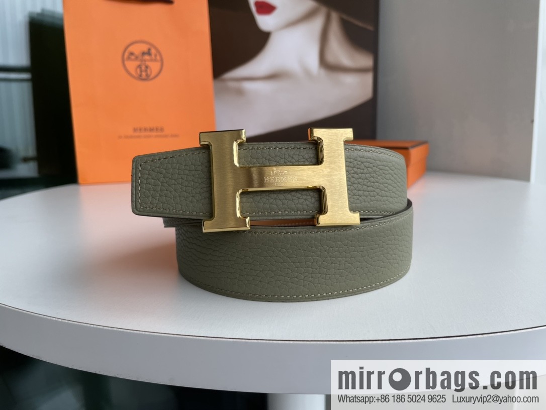 Hermes 2021 New Element Elegant Men's 3.8cm Belt