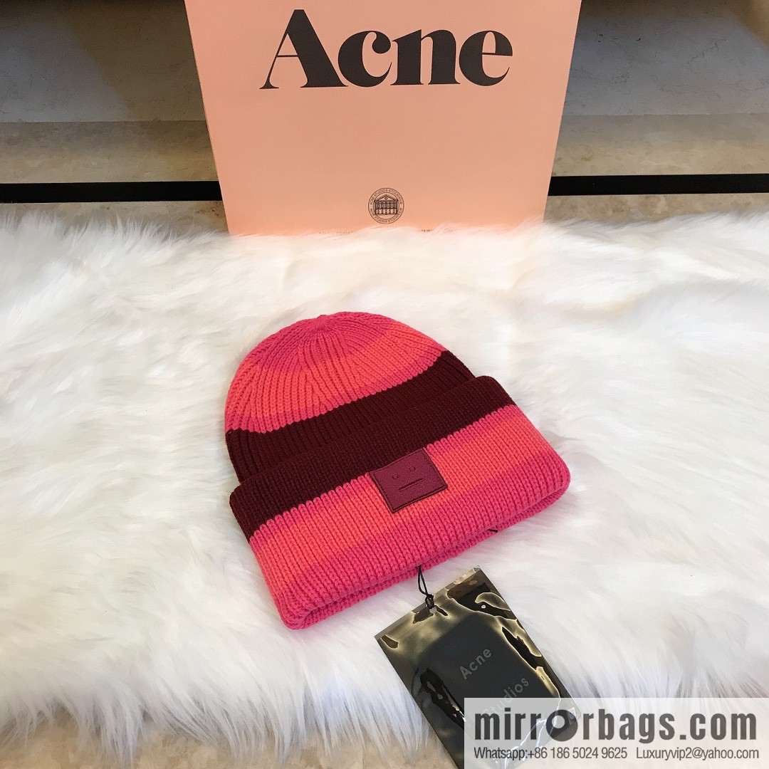 Acne Smiley Unisex Official Wool Cap