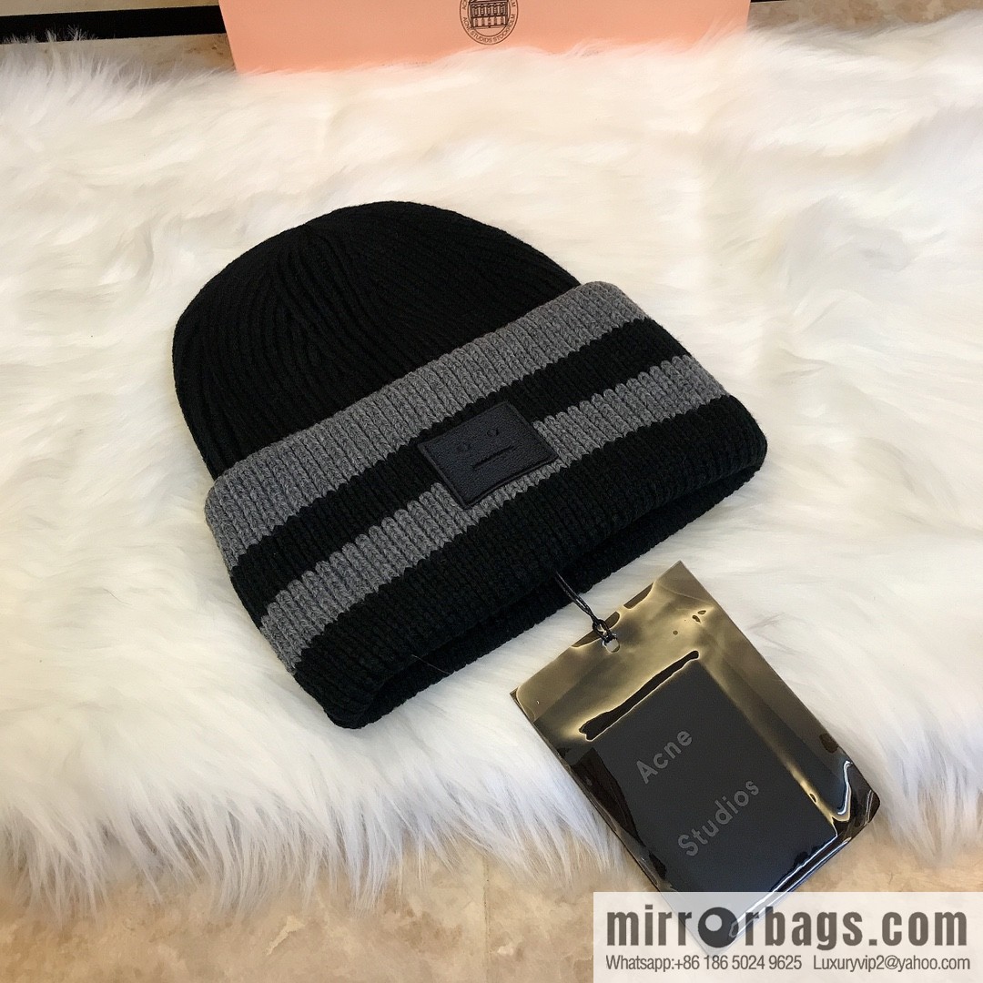 Acne Smiley Unisex Official Wool Cap