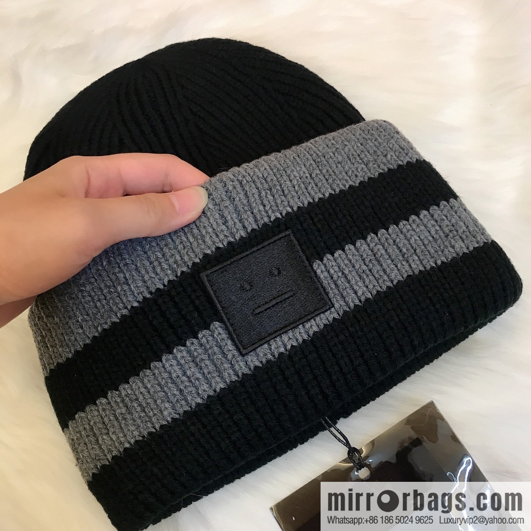 Acne Smiley Unisex Official Wool Cap