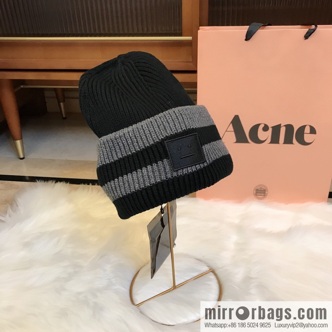 Acne Smiley Unisex Official Wool Cap