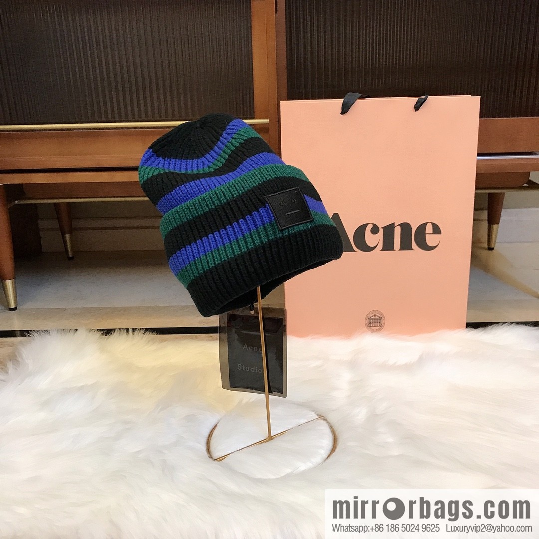 Acne Smiley Unisex Official Wool Cap