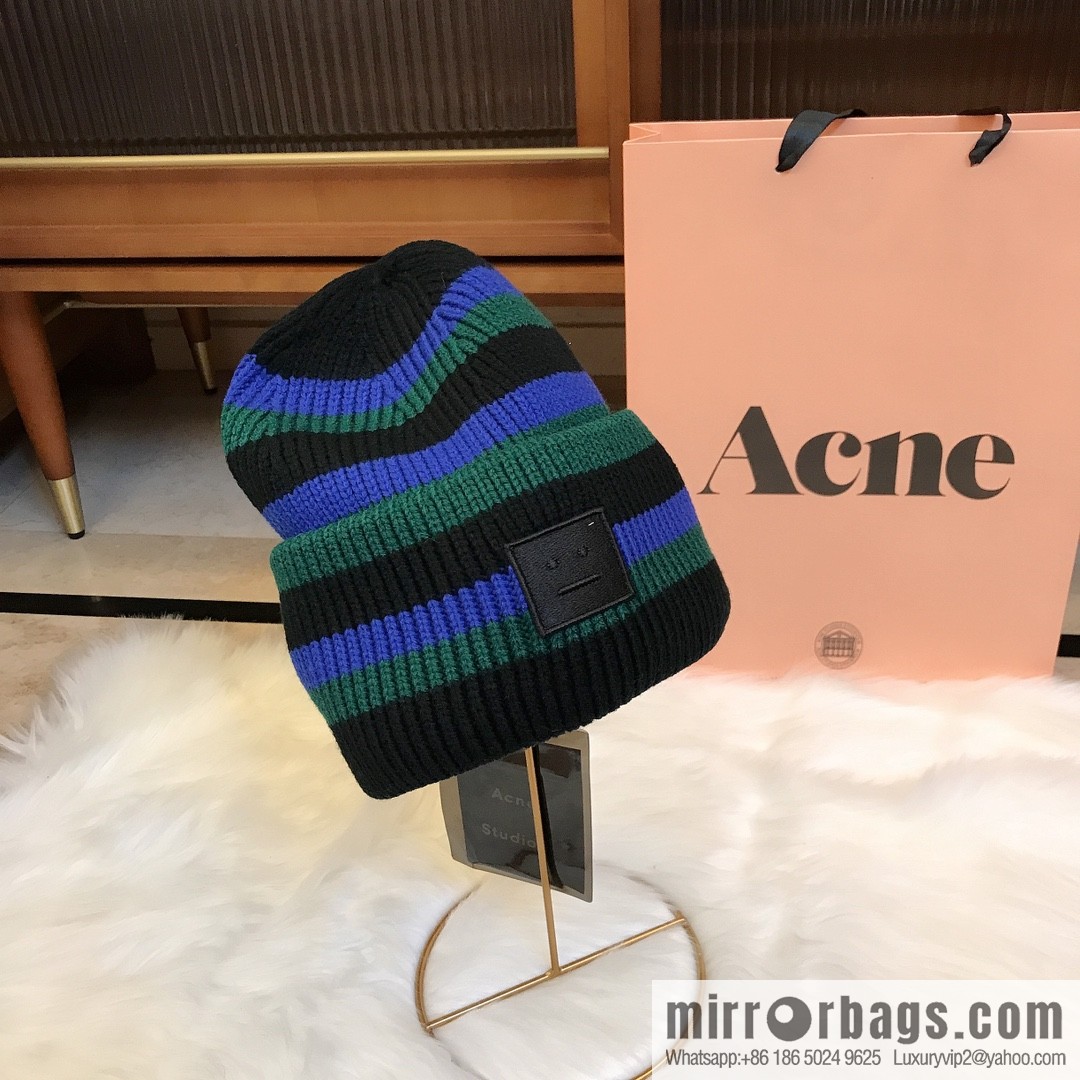 Acne Smiley Unisex Official Wool Cap