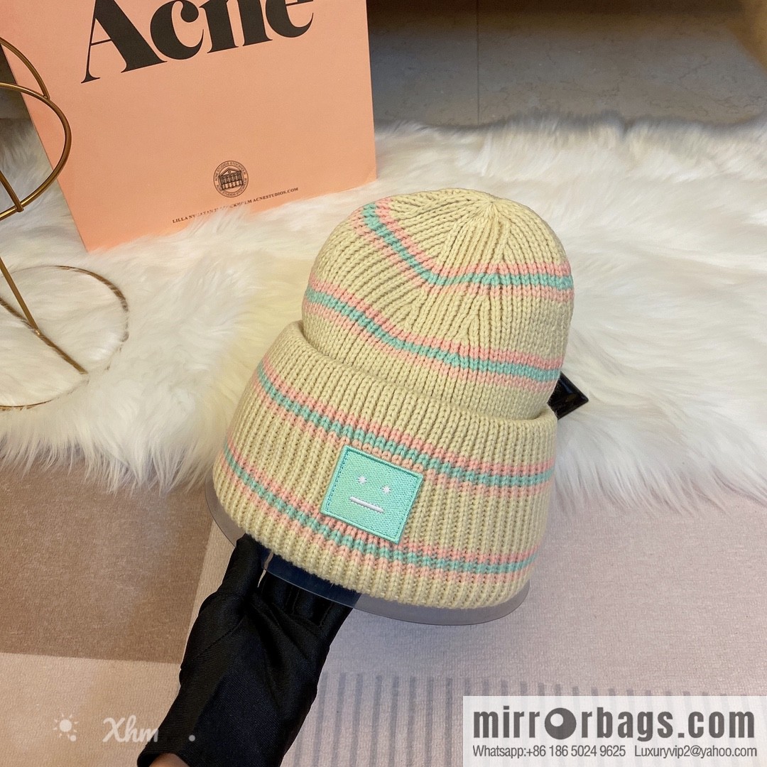 Acne Smiley Unisex Official Wool Cap