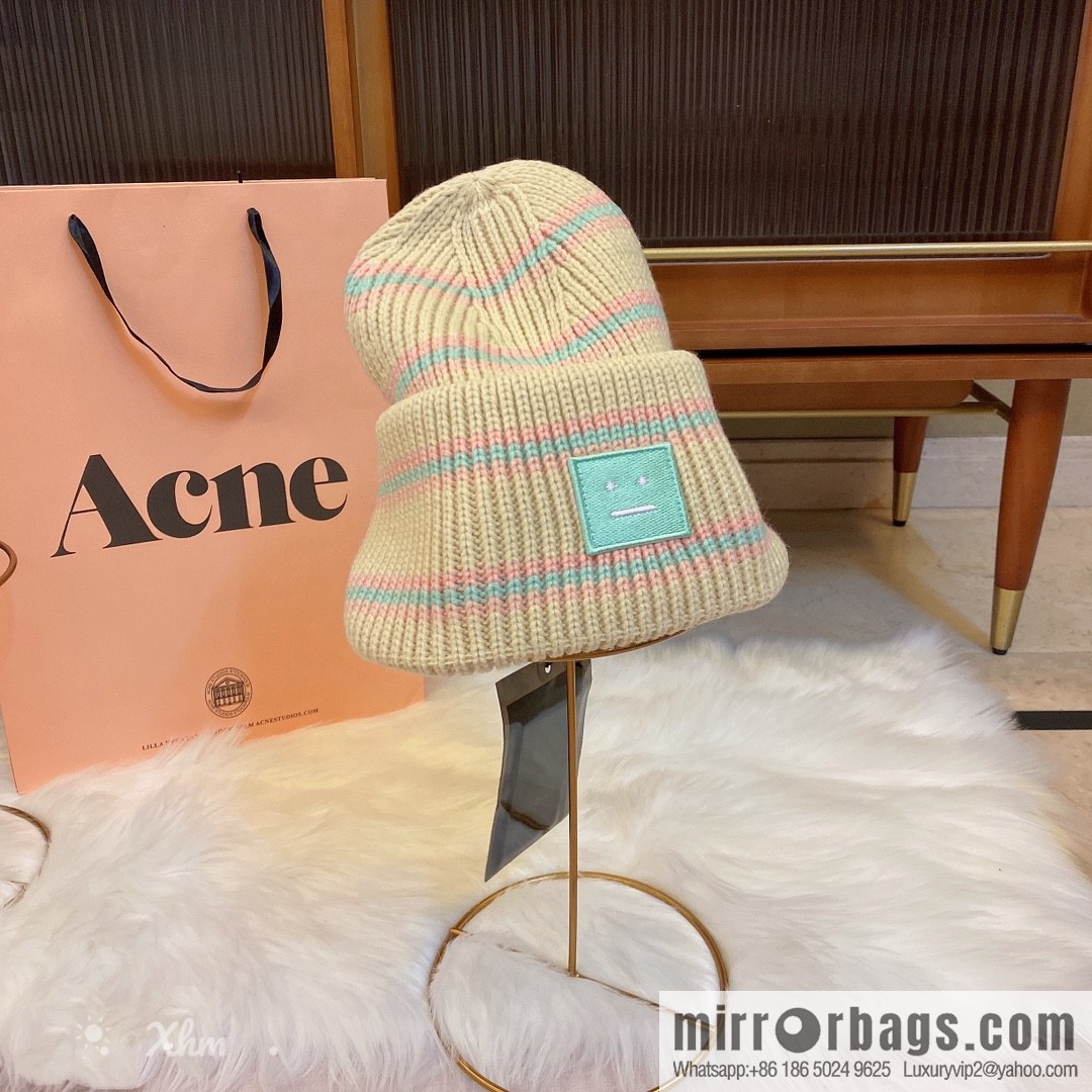 Acne Smiley Unisex Official Wool Cap
