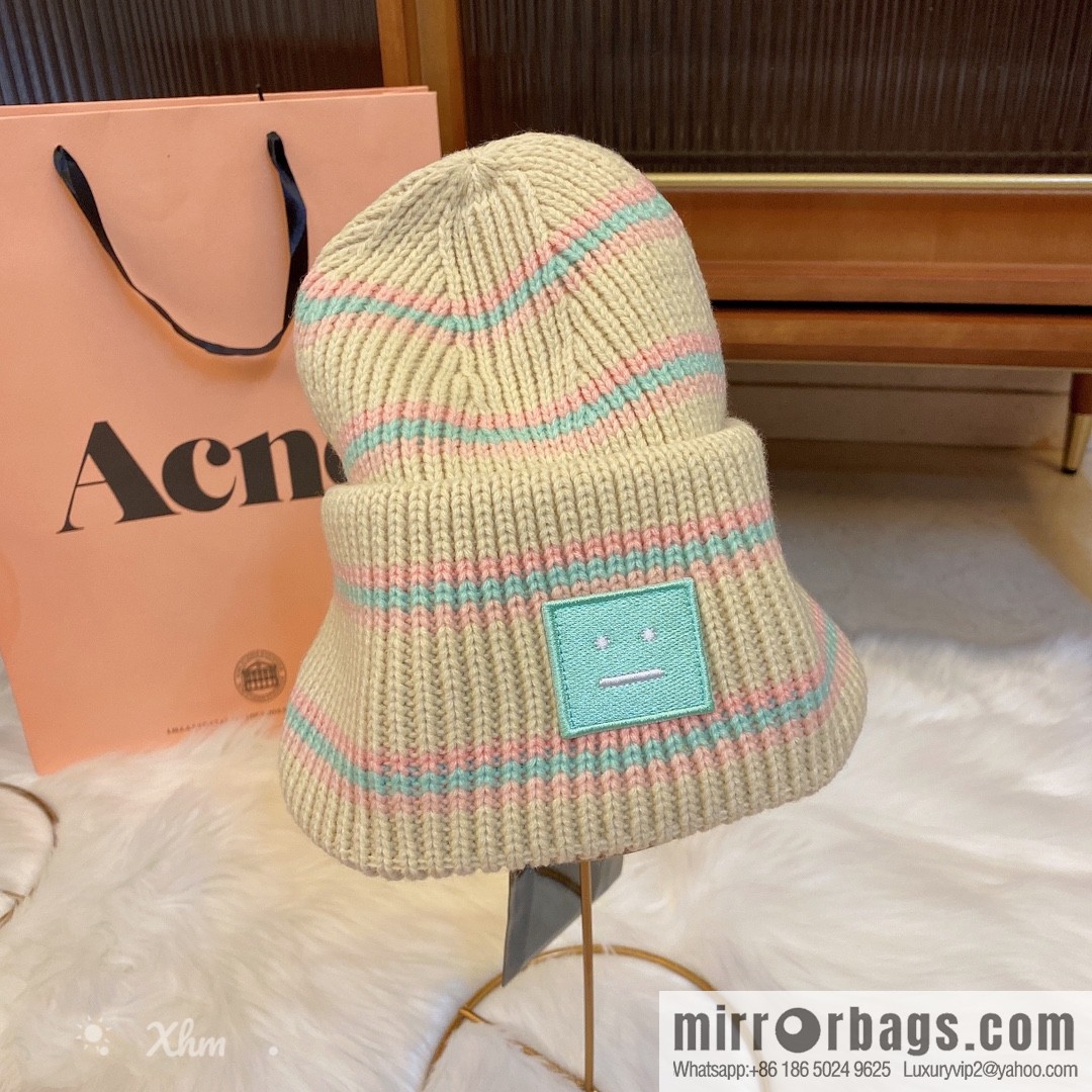 Acne Smiley Unisex Official Wool Cap