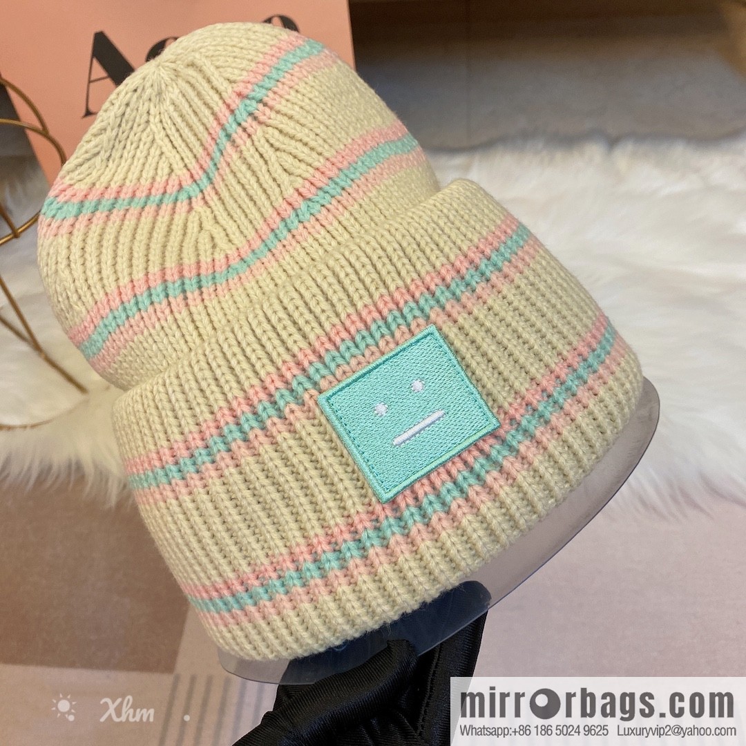 Acne Smiley Unisex Official Wool Cap