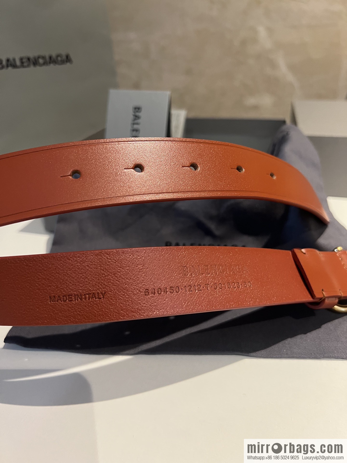 Balenciaga Balenciaga 3.0cm Lock BB Belt
