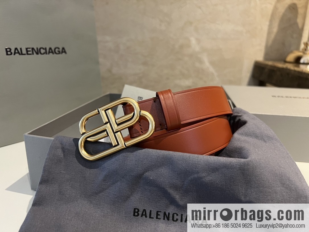 Balenciaga Balenciaga 3.0cm Lock BB Belt