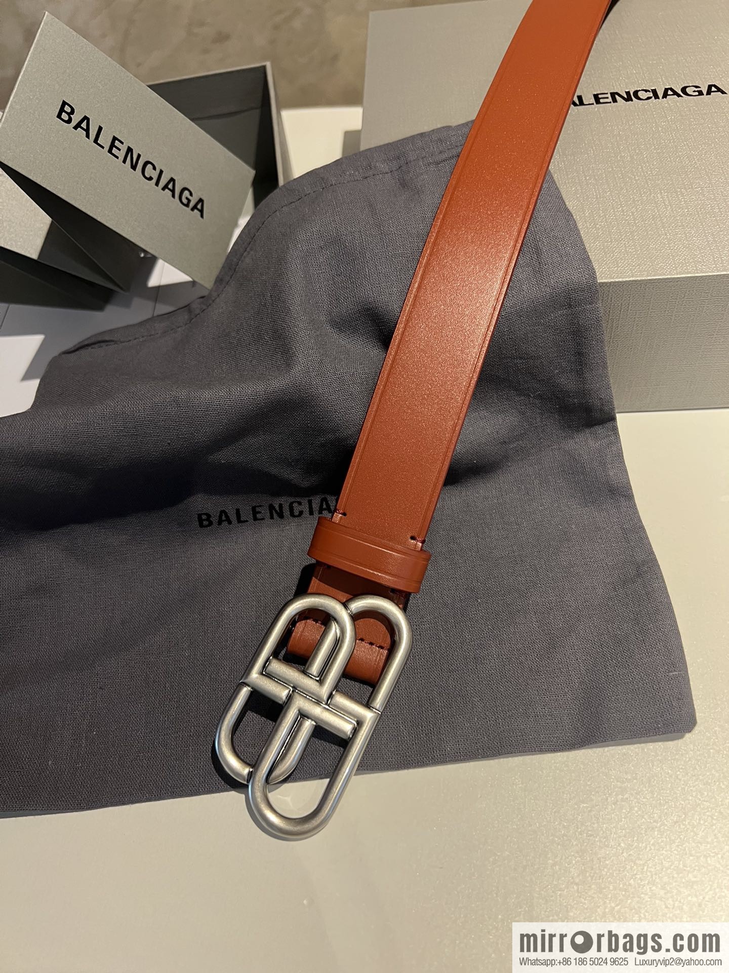Balenciaga Balenciaga 3.0cm Lock BB Belt