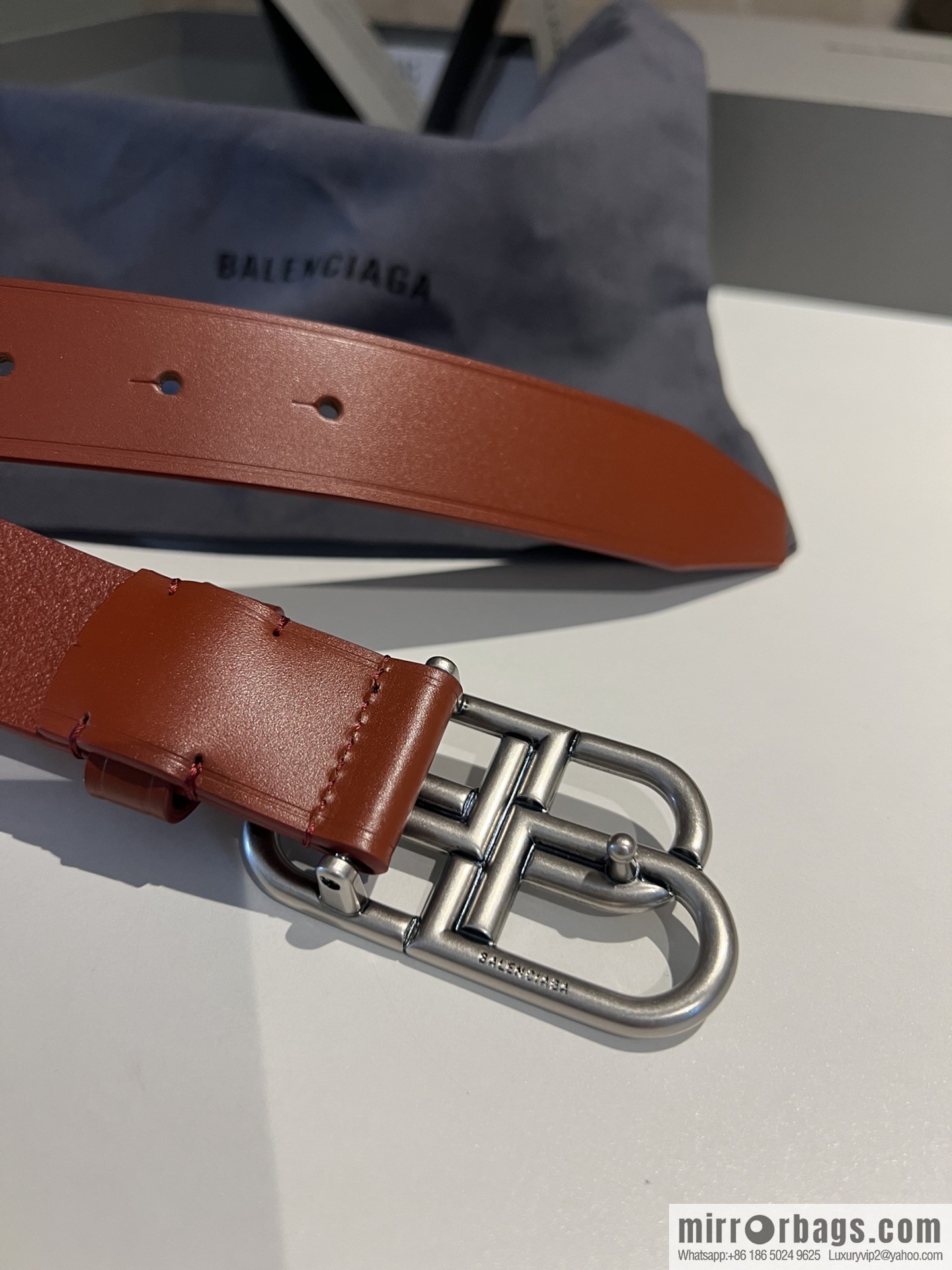 Balenciaga Balenciaga 3.0cm Lock BB Belt
